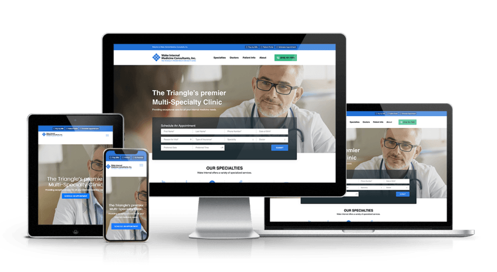 Custom WordPress Website for a Multi Location Healthcare Practice