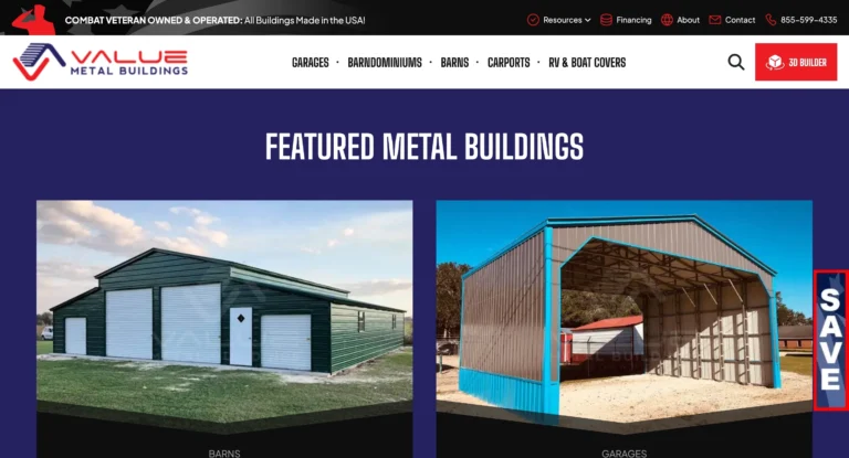 value metal buildings new website