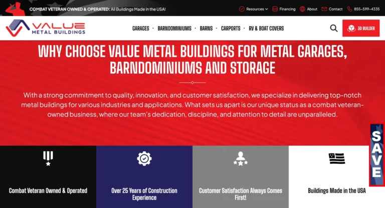 value metal buildings new website