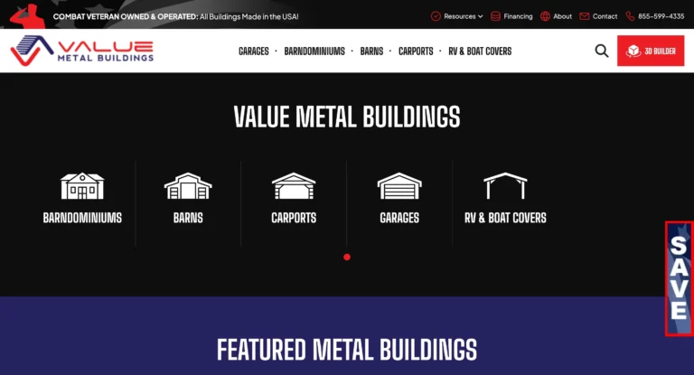 value metal buildings new website