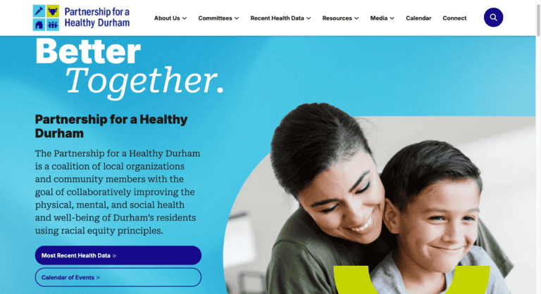 healthy durham new website