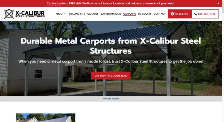 xcalibur steel structures new website