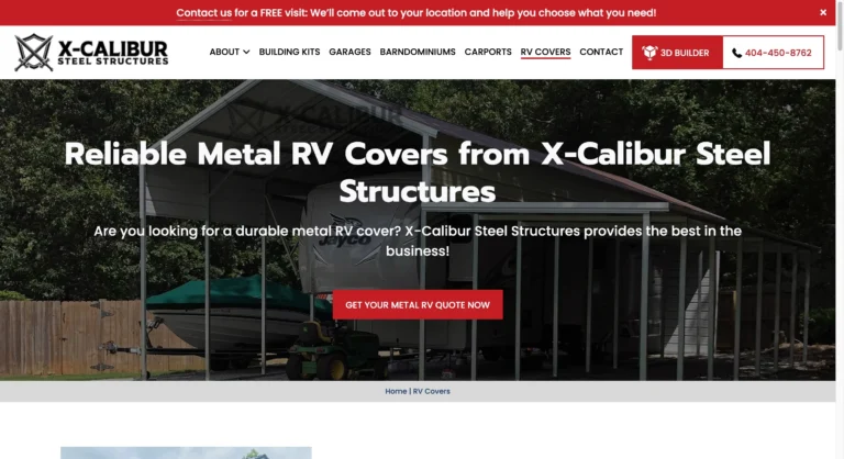 xcalibur steel structures new website